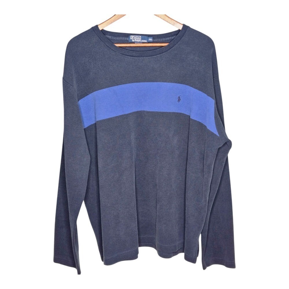 Vintage Polo Ralph Lauren Long Sleeve Crew Neck Pullover Sweater Casual Mens XXL